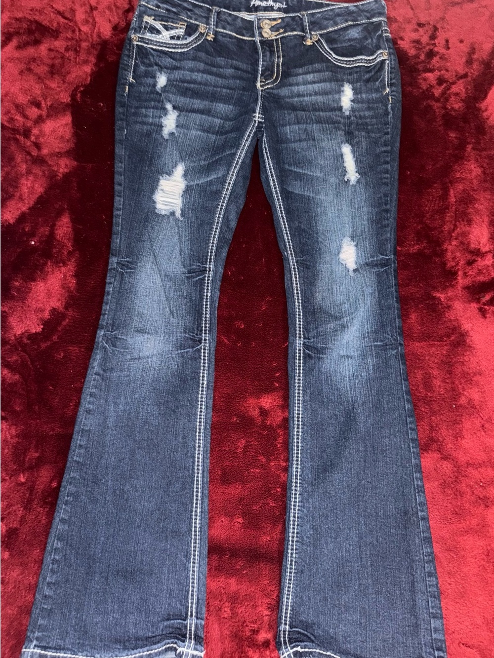 Amethyst Women's Low Rise Jeans